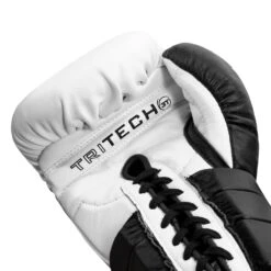 Fighting Tri-Tech Tenacious Lace Training Gloves 21 Fighting Tri-Tech Tenacious Lace Training Gloves -Power Punch FS3TTGL WH BK 005