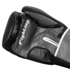 Fighting Big Logo Bag Gloves -Power Punch FSABG2 BK GR WH 5