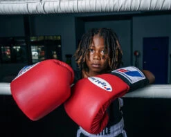 Fighting USA Boxing Competition Gloves - Elastic -Power Punch FSAGUSRD 3