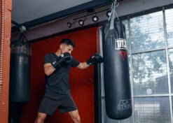 Fighting Fury Professional Lace Training Gloves -Power Punch FSFTGLBK 1