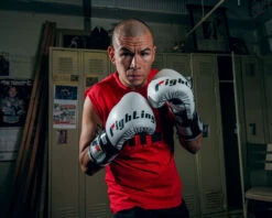 Fighting S2 GEL Power Training Gloves -Power Punch FSPGTGWHBK 1