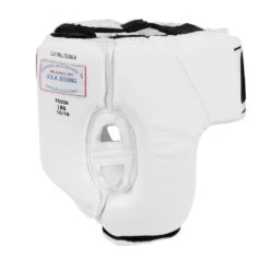 Fighting USA Boxing Competition Open Face Headgear -Power Punch FSUOH WH 3