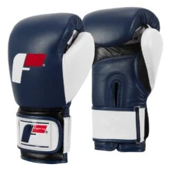 Fighting Force Leather Bag Gloves -Power Punch FTGFBG BL WH BK 2