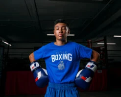 Fighting Force Leather Bag Gloves -Power Punch FTGFBGBLWHBK 2