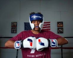 Fighting Force Training Gloves -Power Punch FTGFTGWHBLBK 1