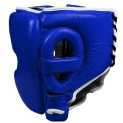TITLE Boxing Leather Sparring Headgear -Power Punch FTHG BL 3