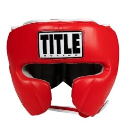 TITLE Boxing Leather Sparring Headgear -Power Punch FTHG RD 2