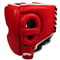 TITLE Boxing Leather Sparring Headgear -Power Punch FTHG RD 3