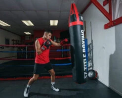 TITLE Boxing Guts And Glory Bag Gloves -Power Punch GGBGBKRD 3