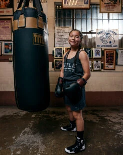 TITLE Boxing Honorary Bag Gloves -Power Punch GOSBGBKBR 2 1