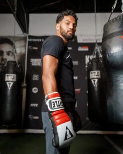 TITLE Boxing Gel Rush Bag Gloves -Power Punch GRSHBGBKGRRD 3