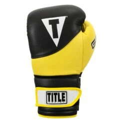 TITLE Boxing Gel Suspense V2T Training Gloves -Power Punch GSTGEV2T BK YE 03