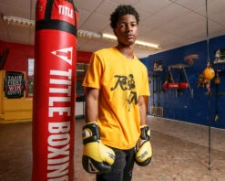 TITLE Boxing Gel Suspense V2T Training Gloves -Power Punch GSTGEV2TYEBK 2