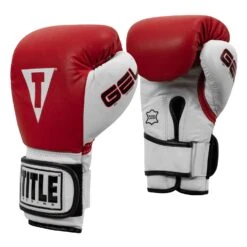 TITLE Boxing Gel World Bag Gloves 38 TITLE Boxing Gel World Bag Gloves -Power Punch GTWBG RD WH 002