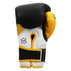 TITLE Boxing Gel World V2T Bag Gloves -Power Punch GTWBGV2T BK YE 04