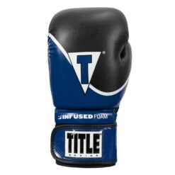 TITLE Boxing Infused Foam Interrogate Training Gloves 2.0 -Power Punch IFAITG2 BL BK 03