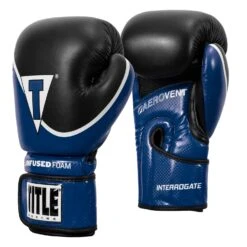 TITLE Boxing Infused Foam Interrogate Training Gloves 2.0 -Power Punch IFAITG2 BL BK 2