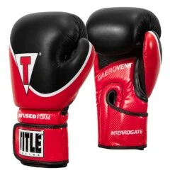 TITLE Boxing Infused Foam Interrogate Training Gloves 2.0 -Power Punch IFAITG2 RD BK 2