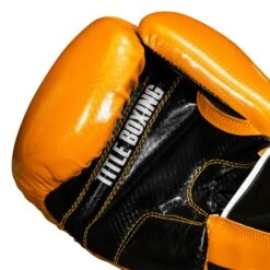 TITLE Boxing Instinct Fitness Bag Gloves -Power Punch IFBG OR BK 05