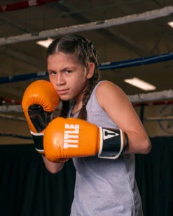 TITLE Boxing Instinct Fitness Bag Gloves -Power Punch IFBGOR 1