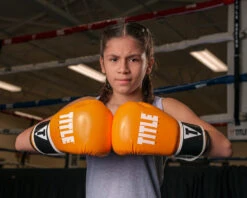 TITLE Boxing Instinct Fitness Bag Gloves -Power Punch IFBGOR 2