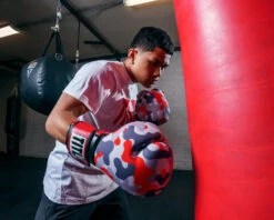 TITLE Boxing Infused Foam Camo Color Pop Bag Gloves -Power Punch IFSCPBGCAMO 1