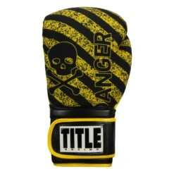 TITLE Boxing Infused Foam Danger Bag Gloves -Power Punch IFSDBG BK YE 3