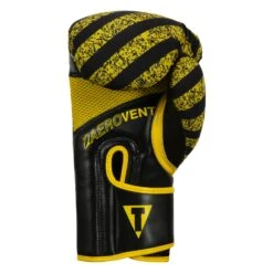 TITLE Boxing Infused Foam Danger Bag Gloves -Power Punch IFSDBG BK YE 4