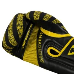 TITLE Boxing Infused Foam Danger Bag Gloves -Power Punch IFSDBG BK YE 5