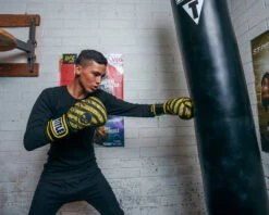 TITLE Boxing Infused Foam Danger Bag Gloves -Power Punch IFSDBGYE 1