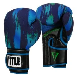 TITLE Boxing Infused Foam Electric Bag Gloves -Power Punch IFSEBG BL GN 02