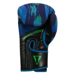 TITLE Boxing Infused Foam Electric Bag Gloves -Power Punch IFSEBG BL GN 04