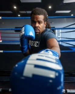 TITLE Boxing Inferno Intensity Lace Training Gloves -Power Punch ITGLI ACEBL 1