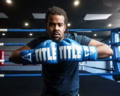 TITLE Boxing Inferno Intensity Lace Training Gloves -Power Punch ITGLI ACEBL 2