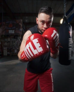 TITLE Boxing Inferno Intensity Lace Training Gloves -Power Punch ITGLI ACERD 4