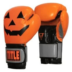 TITLE Boxing Limited Edition Jack-O-Lantern Bag Gloves -Power Punch JCKBG 2