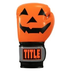 TITLE Boxing Limited Edition Jack-O-Lantern Bag Gloves -Power Punch JCKBG 3