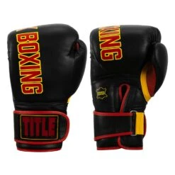 KRONK Boxing Gym Leather Bag Gloves -Power Punch KNKBG 2