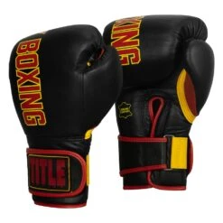 KRONK Boxing Gym Leather Bag Gloves -Power Punch KNKBG 3