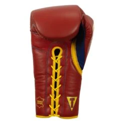 KRONK Boxing Gym Lace-Up Training Gloves -Power Punch KNKSG RD GD 4