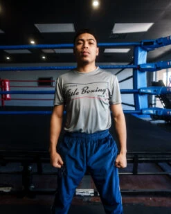 TITLE Boxing Qlty Goods Wicking Tee -Power Punch KTA33GR 1