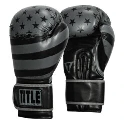 TITLE Boxing Liberty Bag Gloves -Power Punch LBTBG BK GR 2