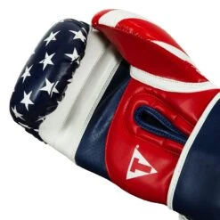TITLE Boxing Liberty Bag Gloves -Power Punch LBTBG RD WH BL 5