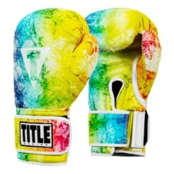 TITLE Boxing Limited Edition Tie Dye Bag Gloves -Power Punch LETDBG RBW 2