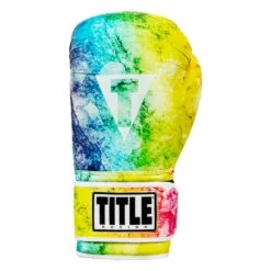 TITLE Boxing Limited Edition Tie Dye Bag Gloves -Power Punch LETDBG RBW 3