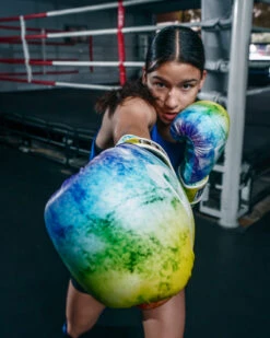 TITLE Boxing Limited Edition Tie Dye Bag Gloves -Power Punch LETDBGTIE 2