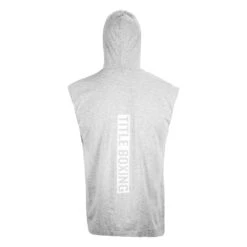 TITLE Boxing Outline Sleeveless Hoodie -Power Punch LTA3 GR 3