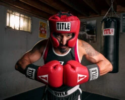 TITLE Boxing USA Boxing Masters Competition Headgear -Power Punch MACHXRDL 2