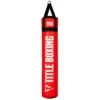TITLE Boxing Synthetic Unfilled Heavy Bag -Power Punch NHBU RD BK 1