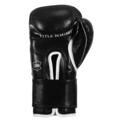 TITLE Boxing Old School Leather Bag Gloves 2.0 23 TITLE Boxing Old School Leather Bag Gloves 2.0 -Power Punch OSLBG2 BK 04